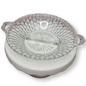 Crystal Divided Serving Dish